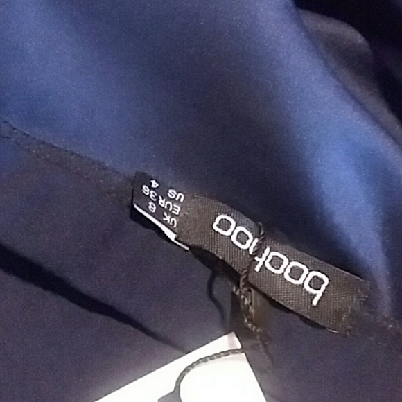 NWT Midnight Emma Ruffle Micro Mini US Size 4 - Picture 6 of 6